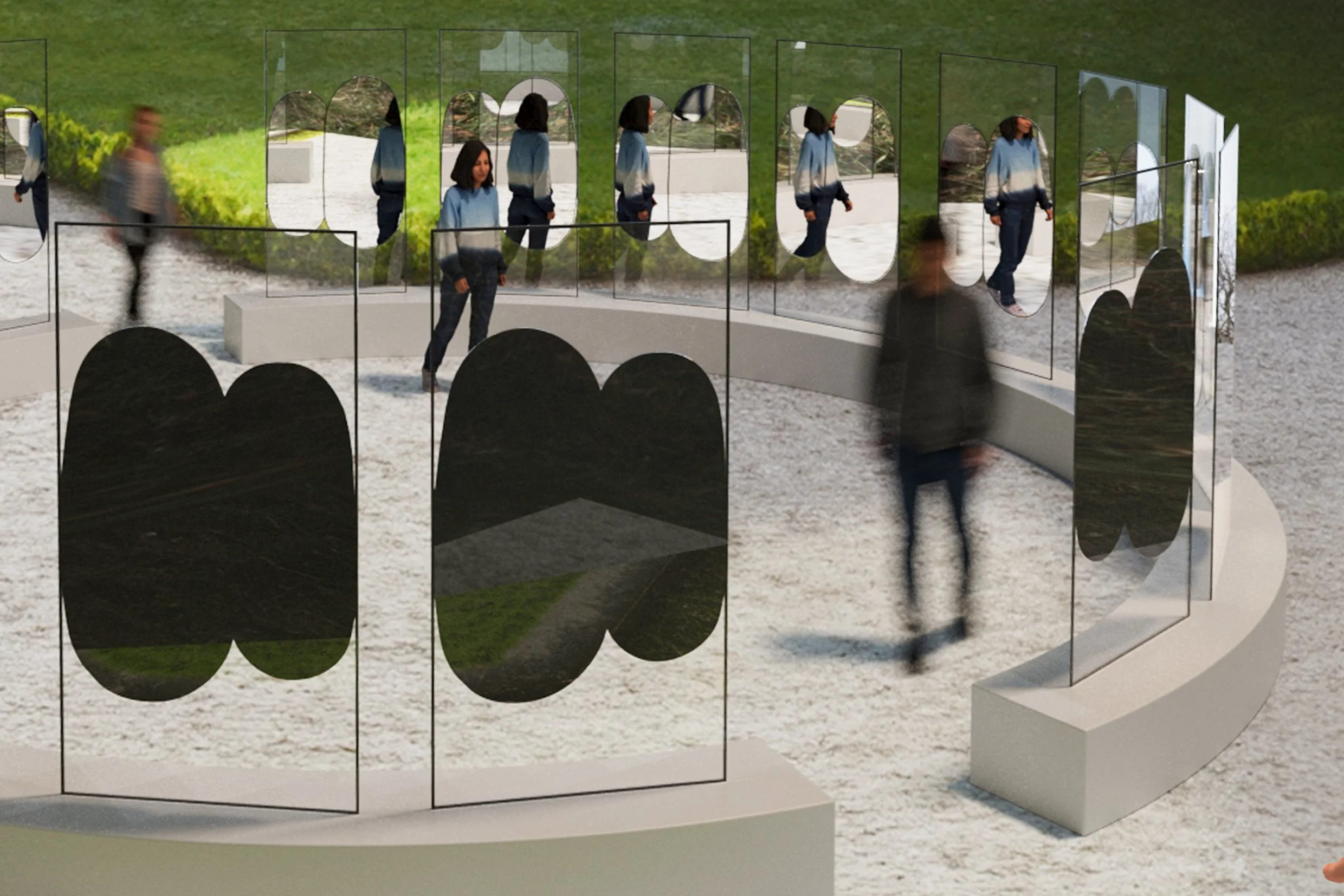 Paul Cocksedge collaborates with Deknudt Mirrors, on an Art